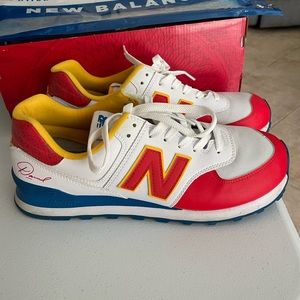 New Balance 574 limited edition David Sunflower Seed Shoes. Mens 10.5.